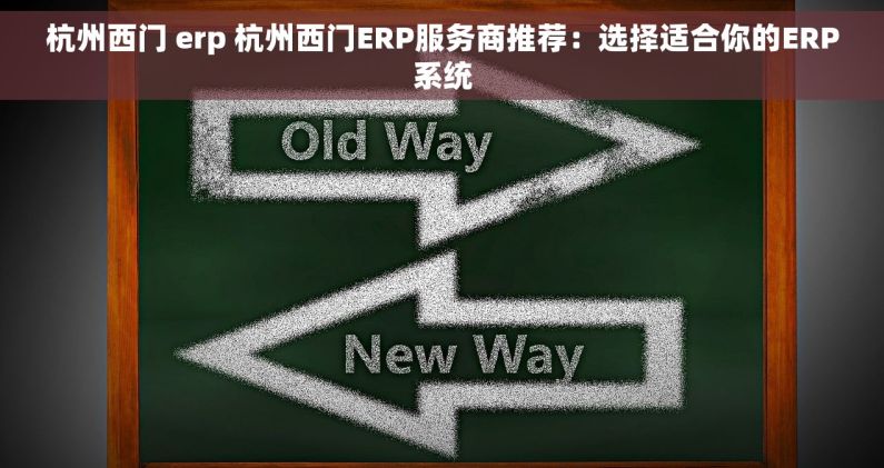 杭州西门 erp 杭州西门ERP服务商推荐：选择适合你的ERP系统