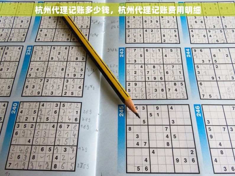 杭州代理记账多少钱，杭州代理记账费用明细