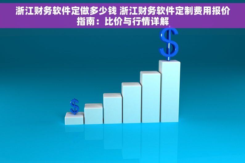 浙江财务软件定做多少钱 浙江财务软件定制费用报价指南：比价与行情详解
