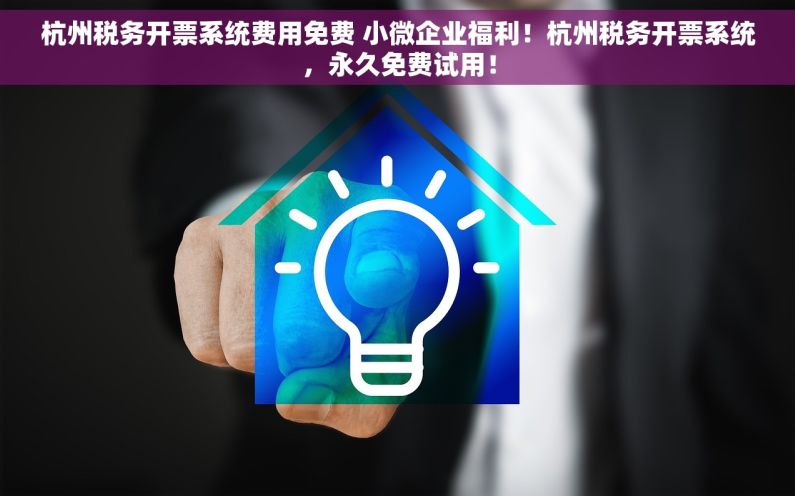 杭州税务开票系统费用免费 小微企业福利！杭州税务开票系统，永久免费试用！