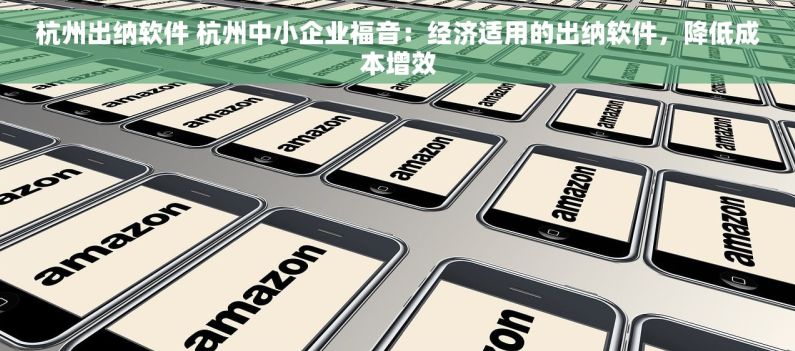 杭州出纳软件 杭州中小企业福音：经济适用的出纳软件，降低成本增效