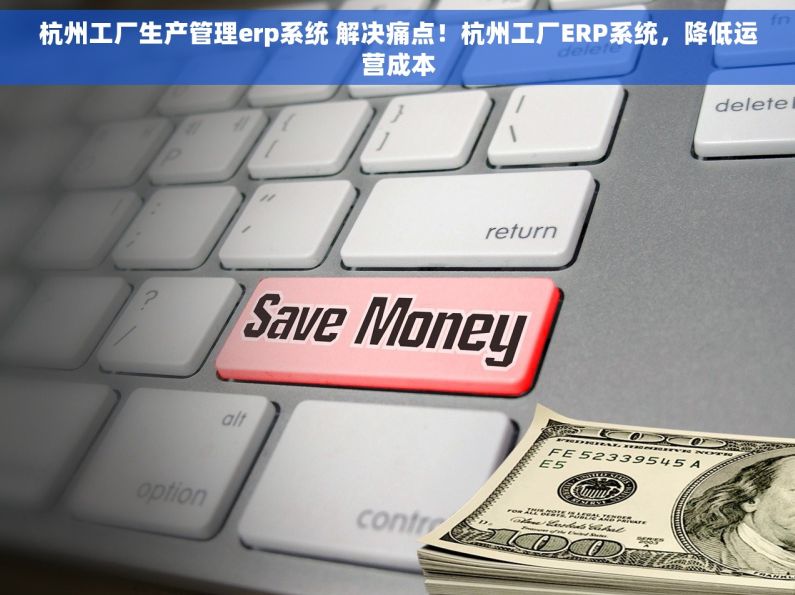 杭州工厂生产管理erp系统 解决痛点！杭州工厂ERP系统，降低运营成本