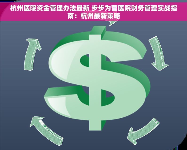 杭州医院资金管理办法最新 步步为营医院财务管理实战指南：杭州最新策略