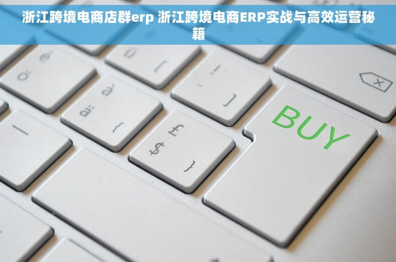 浙江跨境电商店群erp 浙江跨境电商ERP实战与高效运营秘籍