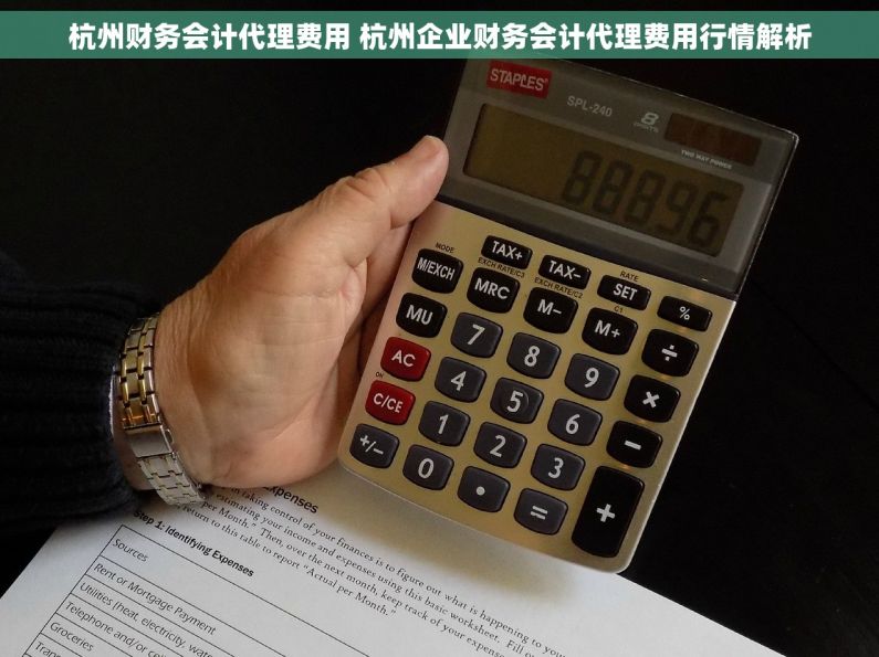 杭州财务会计代理费用 杭州企业财务会计代理费用行情解析