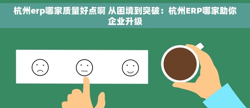 杭州erp哪家质量好点啊 从困境到突破：杭州ERP哪家助你企业升级