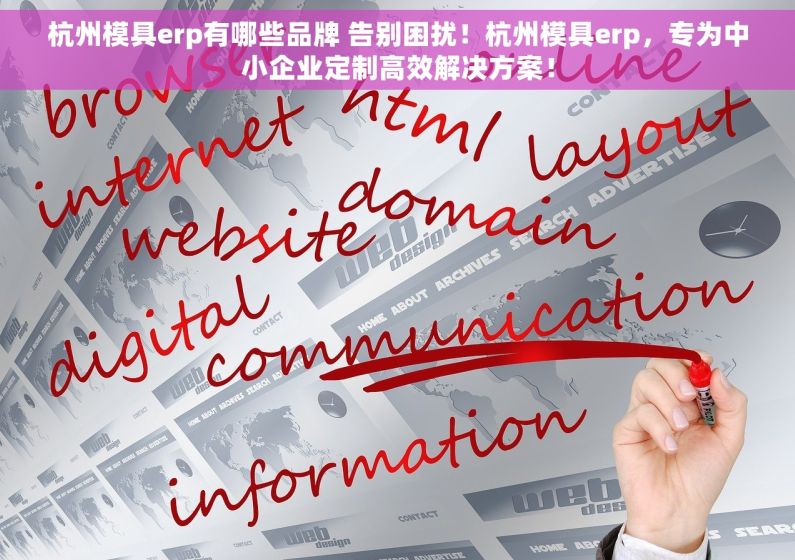 杭州模具erp有哪些品牌 告别困扰！杭州模具erp，专为中小企业定制高效解决方案！