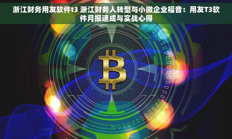 浙江财务用友软件t3 浙江财务人转型与小微企业福音：用友T3软件月报速成与实战心得