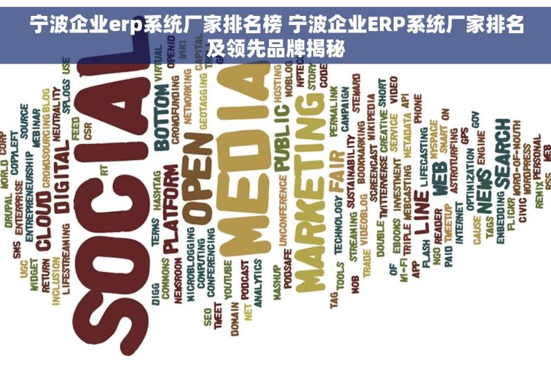 宁波企业erp系统厂家排名榜 宁波企业ERP系统厂家排名及领先品牌揭秘