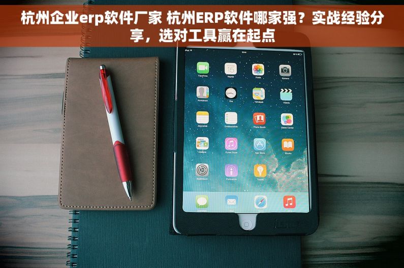 杭州企业erp软件厂家 杭州ERP软件哪家强？实战经验分享，选对工具赢在起点