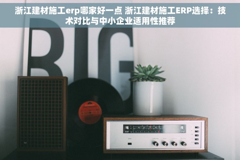 浙江建材施工erp哪家好一点 浙江建材施工ERP选择：技术对比与中小企业适用性推荐