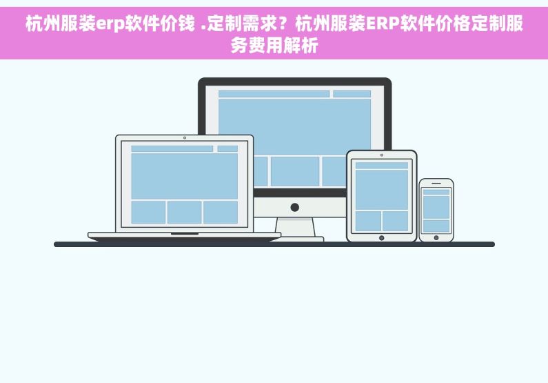 杭州服装erp软件价钱 .定制需求？杭州服装ERP软件价格定制服务费用解析