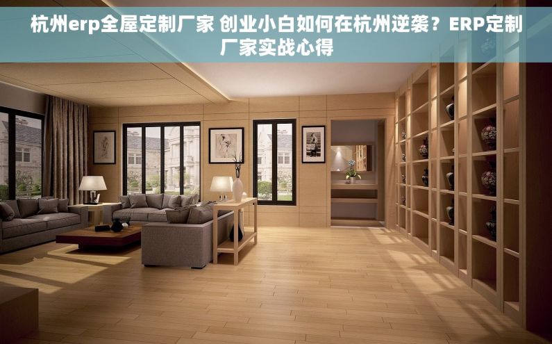 杭州erp全屋定制厂家 创业小白如何在杭州逆袭？ERP定制厂家实战心得