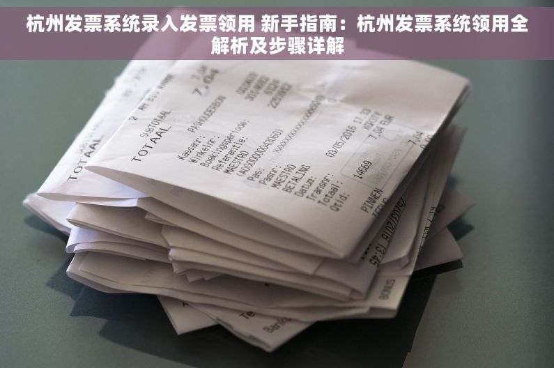 杭州发票系统录入发票领用 新手指南：杭州发票系统领用全解析及步骤详解