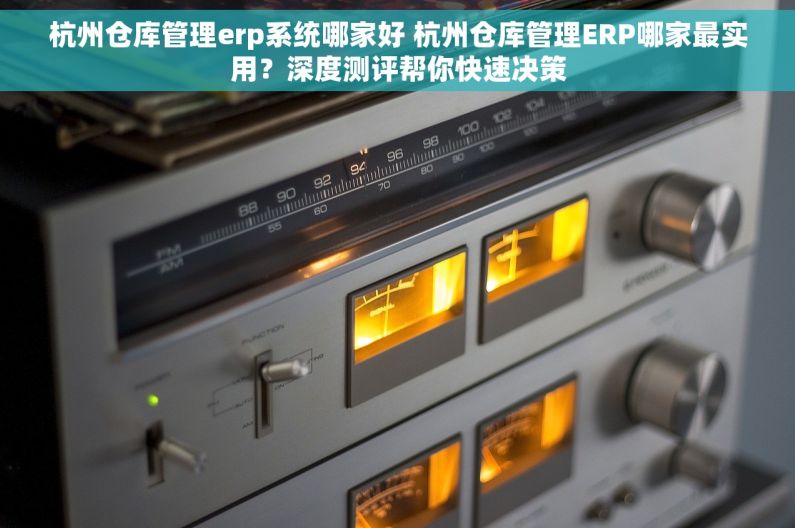 杭州仓库管理erp系统哪家好 杭州仓库管理ERP哪家最实用？深度测评帮你快速决策