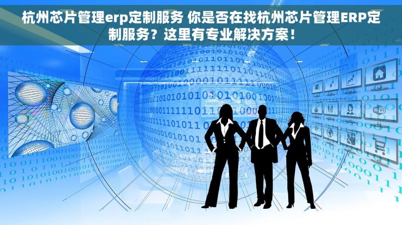 杭州芯片管理erp定制服务 你是否在找杭州芯片管理ERP定制服务？这里有专业解决方案！