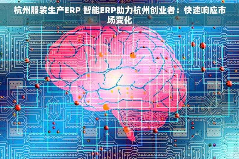 杭州服装生产ERP 智能ERP助力杭州创业者：快速响应市场变化