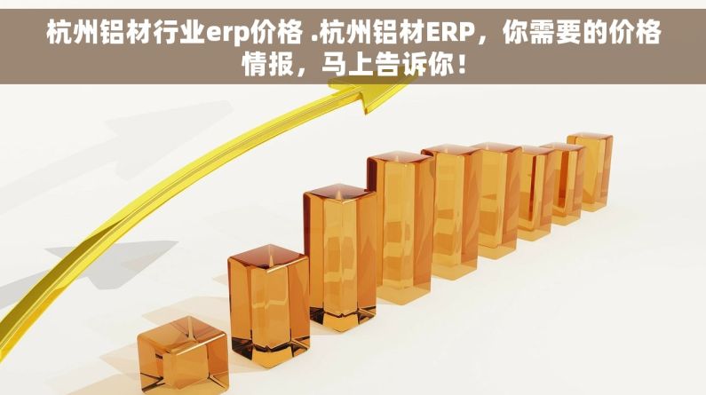 杭州铝材行业erp价格 .杭州铝材ERP，你需要的价格情报，马上告诉你！