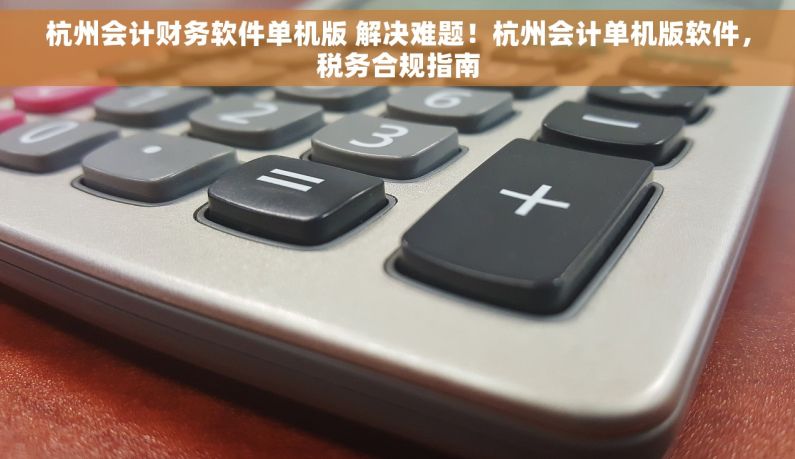 杭州会计财务软件单机版 解决难题！杭州会计单机版软件，税务合规指南