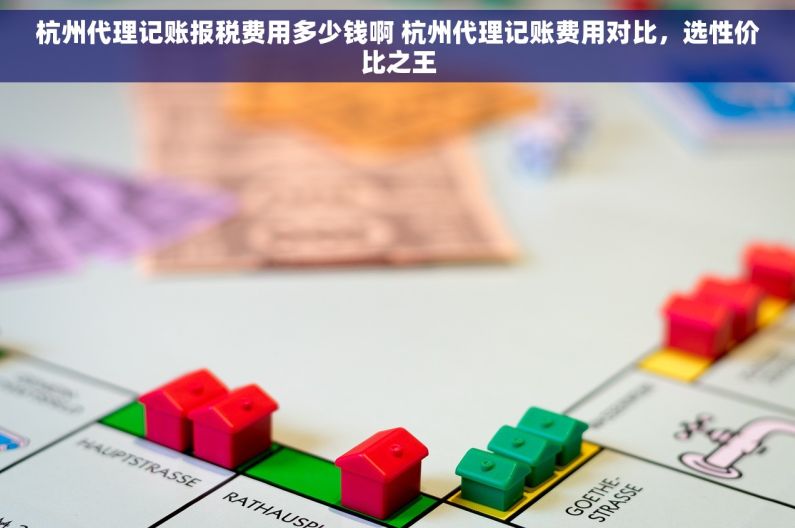 杭州代理记账报税费用多少钱啊 杭州代理记账费用对比，选性价比之王