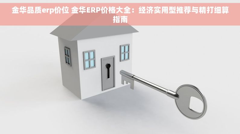 金华品质erp价位 金华ERP价格大全：经济实用型推荐与精打细算指南