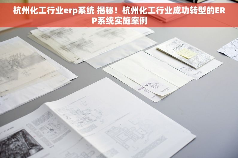 杭州化工行业erp系统 揭秘！杭州化工行业成功转型的ERP系统实施案例