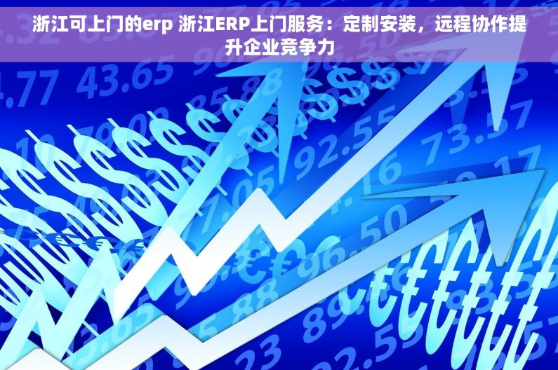浙江可上门的erp 浙江ERP上门服务：定制安装，远程协作提升企业竞争力