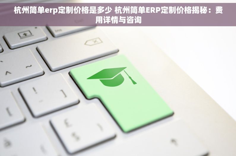 杭州简单erp定制价格是多少 杭州简单ERP定制价格揭秘：费用详情与咨询