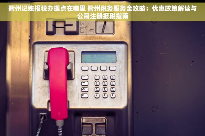 衢州记账报税办理点在哪里 衢州税务服务全攻略：优惠政策解读与公司注册报税指南