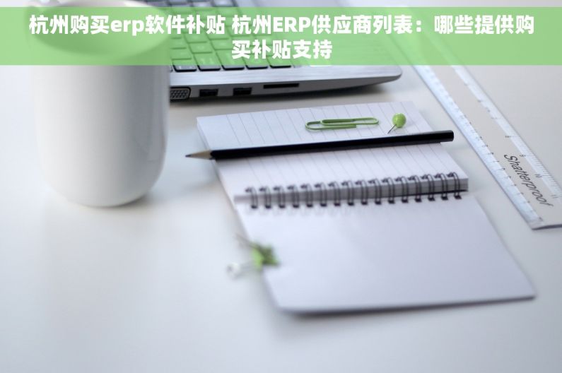 杭州购买erp软件补贴 杭州ERP供应商列表：哪些提供购买补贴支持