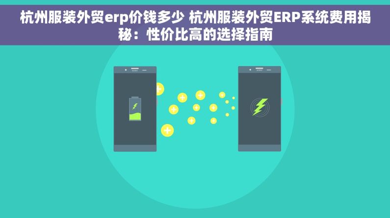 杭州服装外贸erp价钱多少 杭州服装外贸ERP系统费用揭秘：性价比高的选择指南