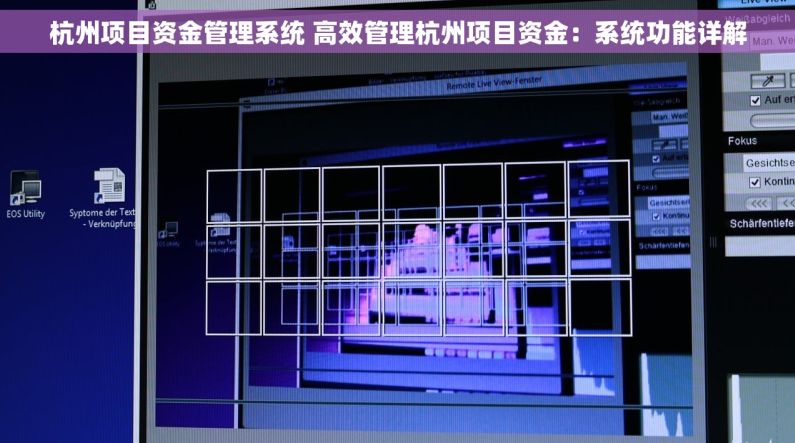 杭州项目资金管理系统 高效管理杭州项目资金：系统功能详解