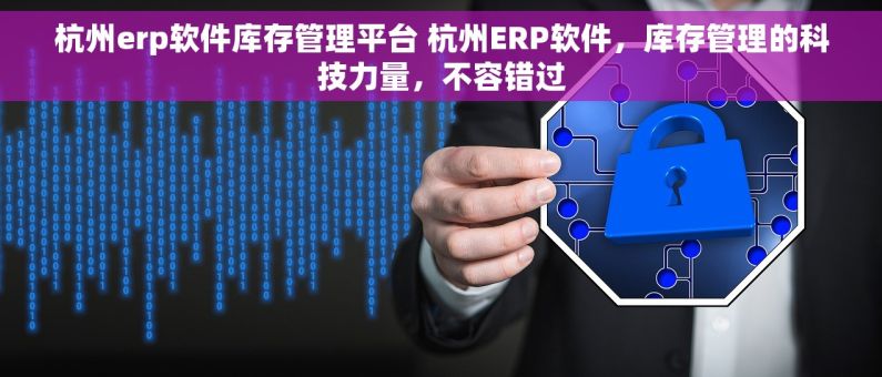 杭州erp软件库存管理平台 杭州ERP软件，库存管理的科技力量，不容错过