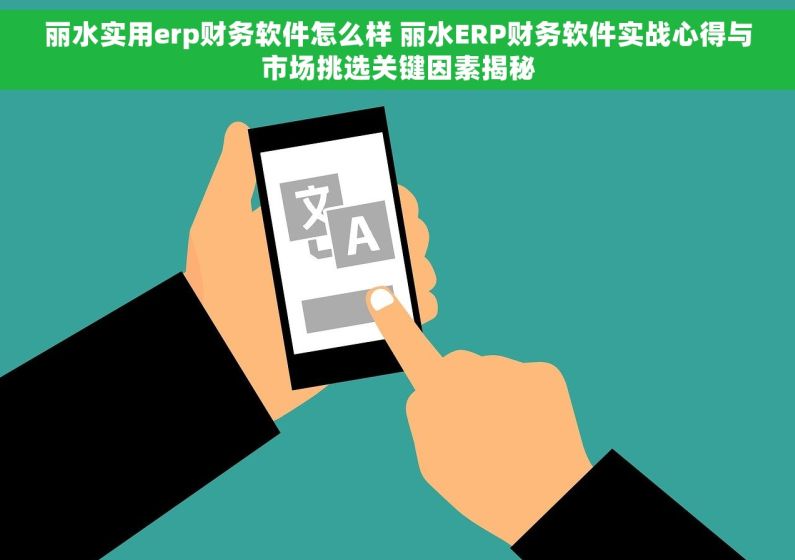 丽水实用erp财务软件怎么样 丽水ERP财务软件实战心得与市场挑选关键因素揭秘
