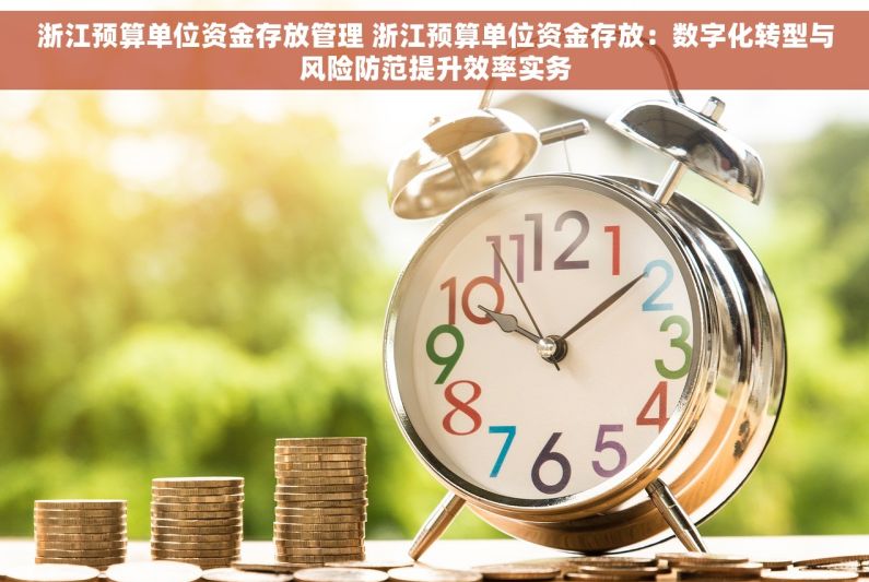 浙江预算单位资金存放管理 浙江预算单位资金存放：数字化转型与风险防范提升效率实务