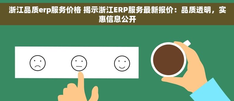 浙江品质erp服务价格 揭示浙江ERP服务最新报价：品质透明，实惠信息公开