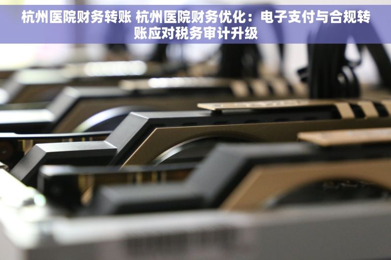 杭州医院财务转账 杭州医院财务优化：电子支付与合规转账应对税务审计升级