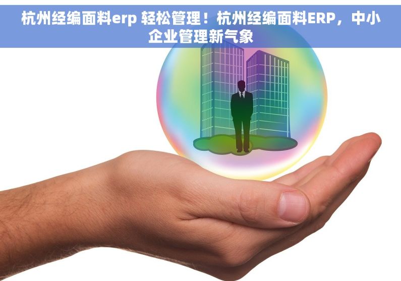 杭州经编面料erp 轻松管理！杭州经编面料ERP，中小企业管理新气象
