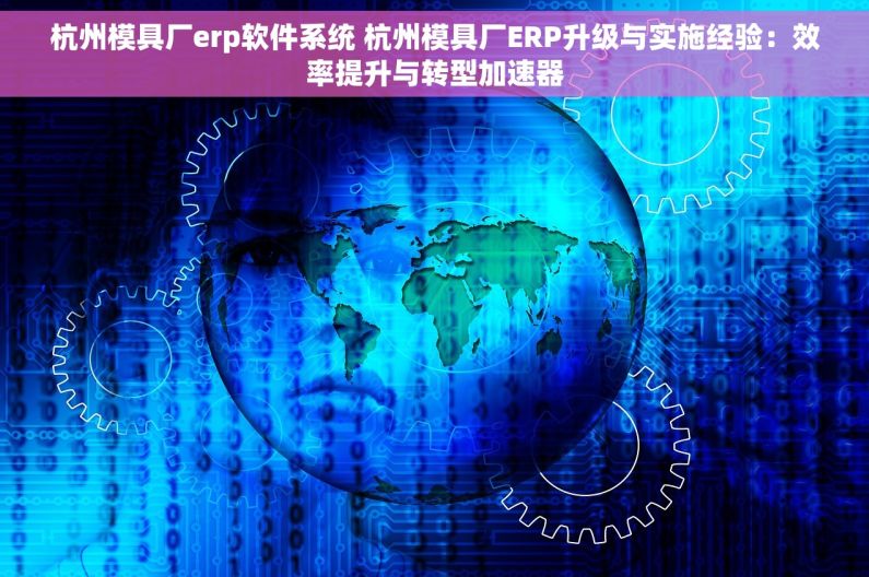 杭州模具厂erp软件系统 杭州模具厂ERP升级与实施经验：效率提升与转型加速器