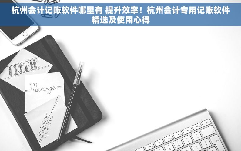 杭州会计记账软件哪里有 提升效率！杭州会计专用记账软件精选及使用心得