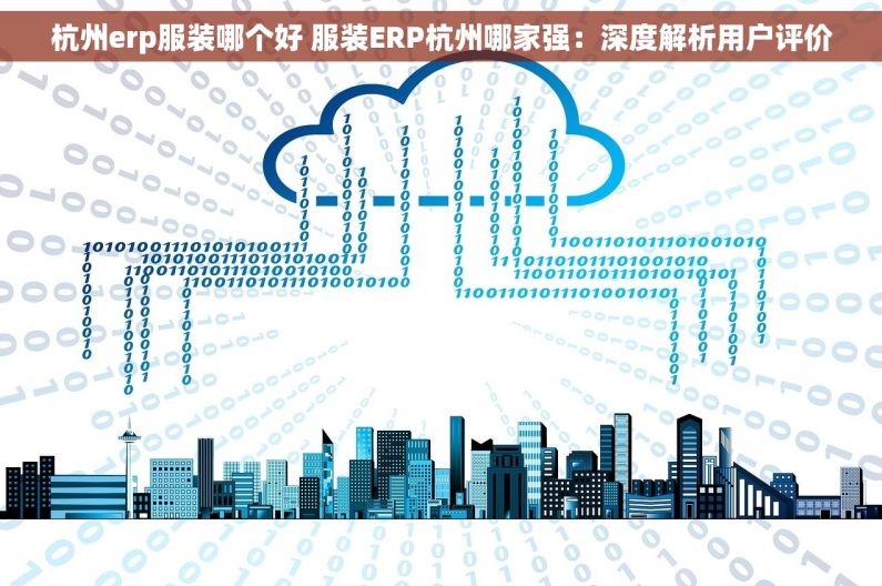 杭州erp服装哪个好 服装ERP杭州哪家强：深度解析用户评价
