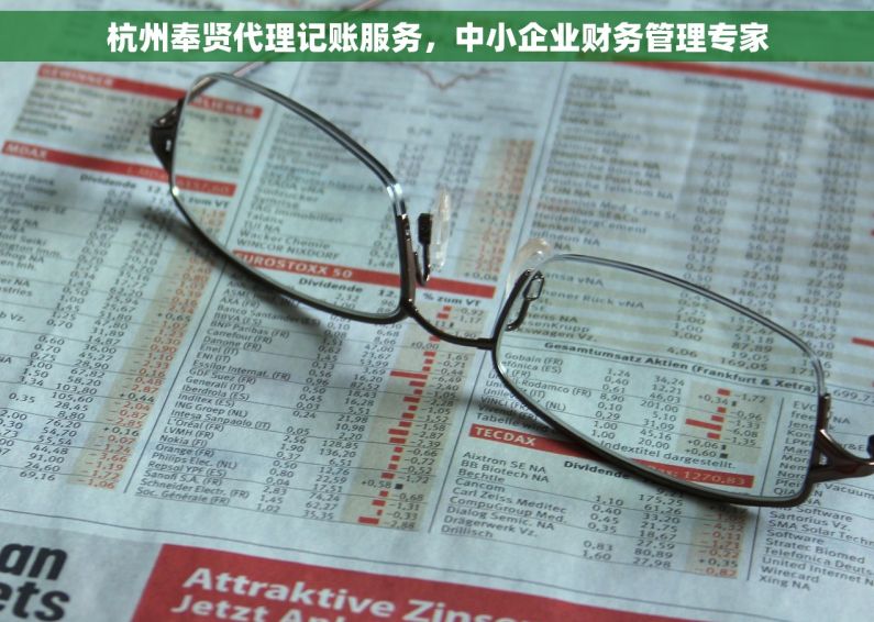 杭州奉贤代理记账服务，中小企业财务管理专家