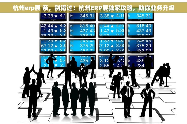 杭州erp展 亲，别错过！杭州ERP展独家攻略，助你业务升级