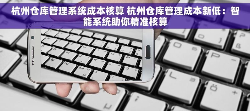 杭州仓库管理系统成本核算 杭州仓库管理成本新低：智能系统助你精准核算