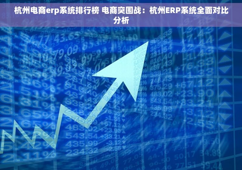 杭州电商erp系统排行榜 电商突围战：杭州ERP系统全面对比分析