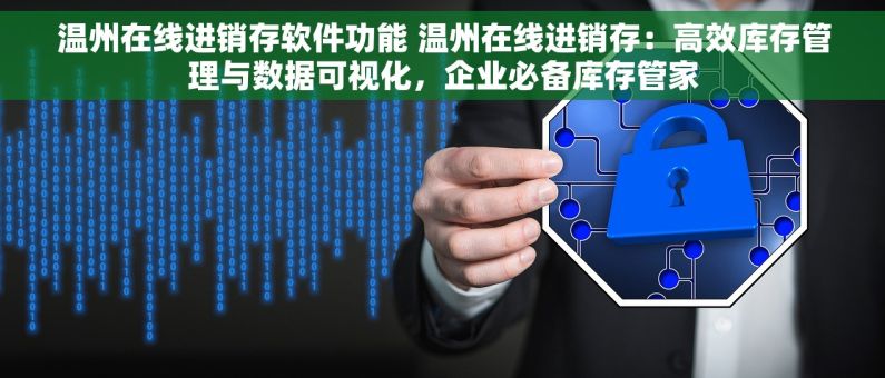 温州在线进销存软件功能 温州在线进销存：高效库存管理与数据可视化，企业必备库存管家