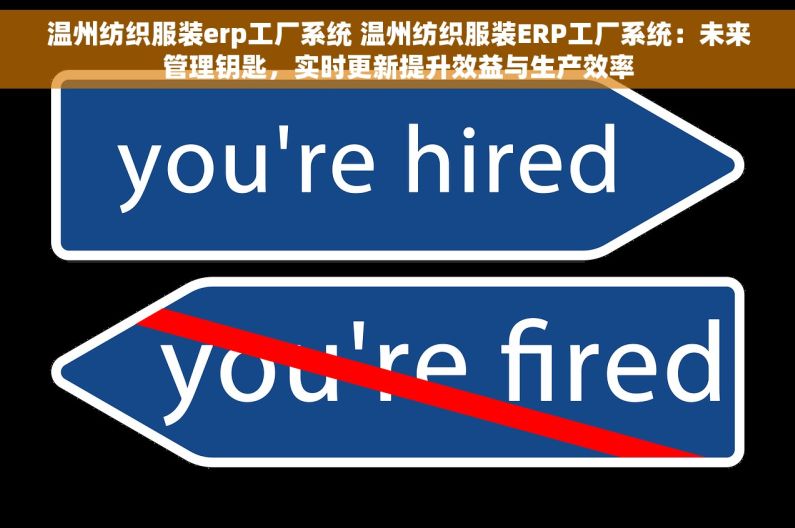 温州纺织服装erp工厂系统 温州纺织服装ERP工厂系统：未来管理钥匙，实时更新提升效益与生产效率
