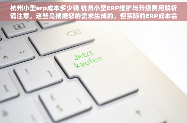 杭州小型erp成本多少钱 杭州小型ERP维护与升级费用解析请注意，这些是根据您的需求生成的，但实际的ERP成本会因供应商、定制程度、服务包等因素而变化，建议直接咨询供应商或进行市场调研以获取最准确的信息。