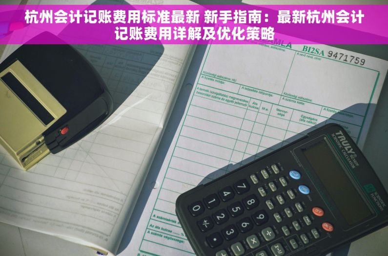 杭州会计记账费用标准最新 新手指南：最新杭州会计记账费用详解及优化策略