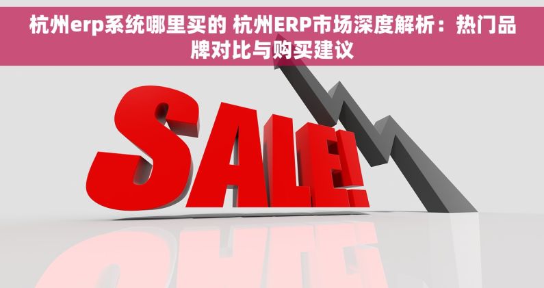 杭州erp系统哪里买的 杭州ERP市场深度解析：热门品牌对比与购买建议